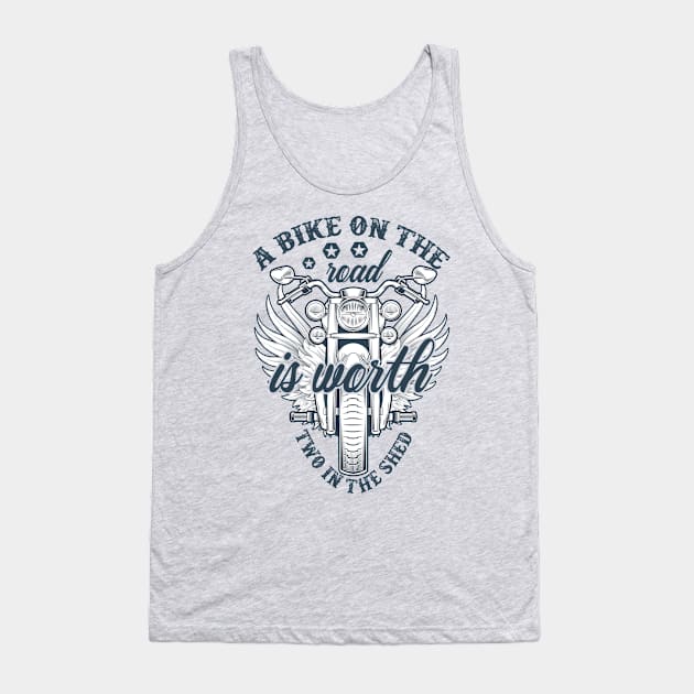 Motorcycle Quotes Tank Top by julia_printshop